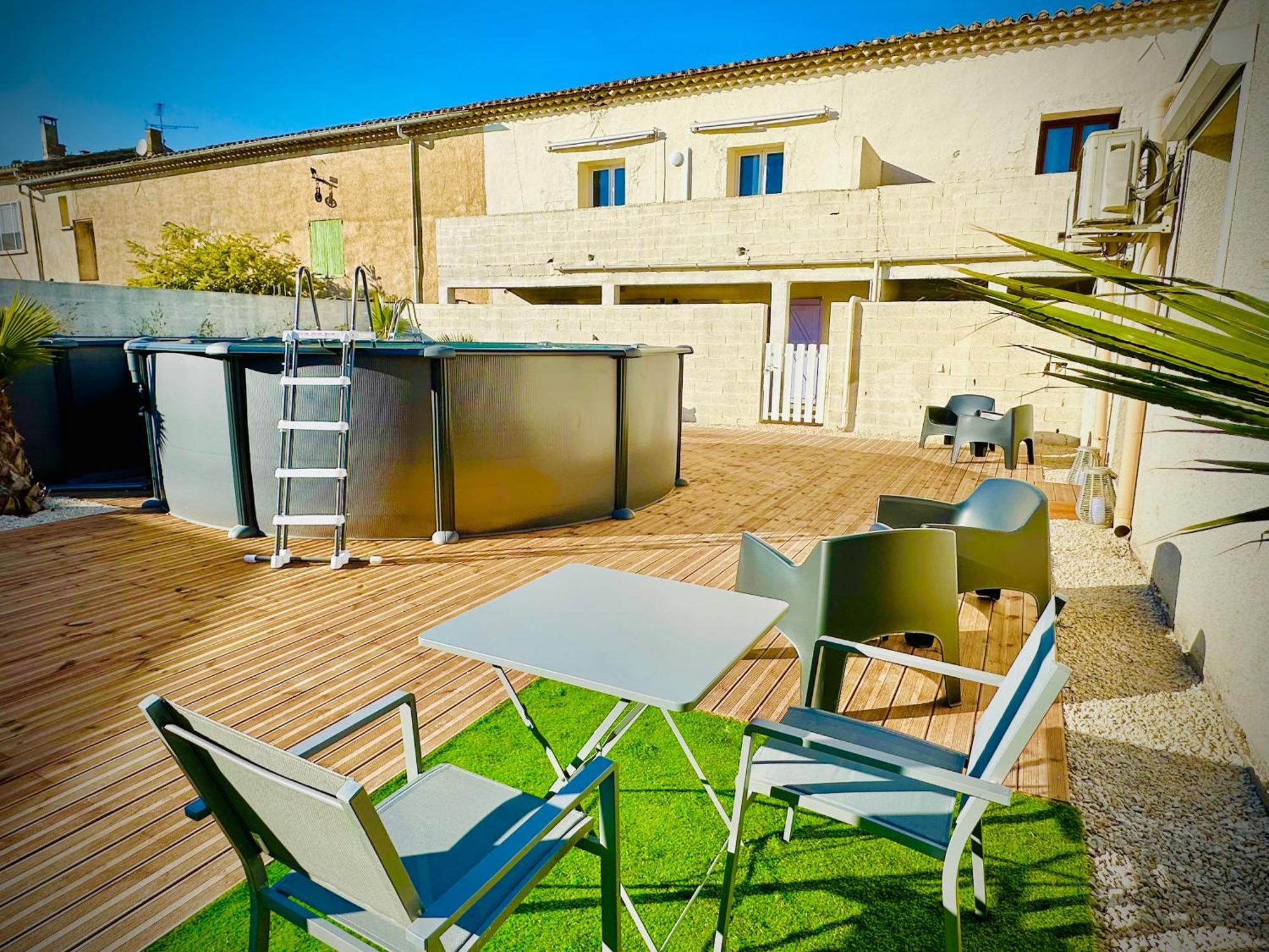 Les Appartements Du Mas - Emeraude Aigues-Mortes Exterior foto